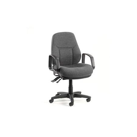 Global Industrial Low Back Executive Chair, Gray 516148GY